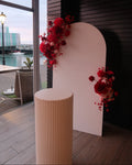 RED FLORAL - BACKDROP PACKAGE