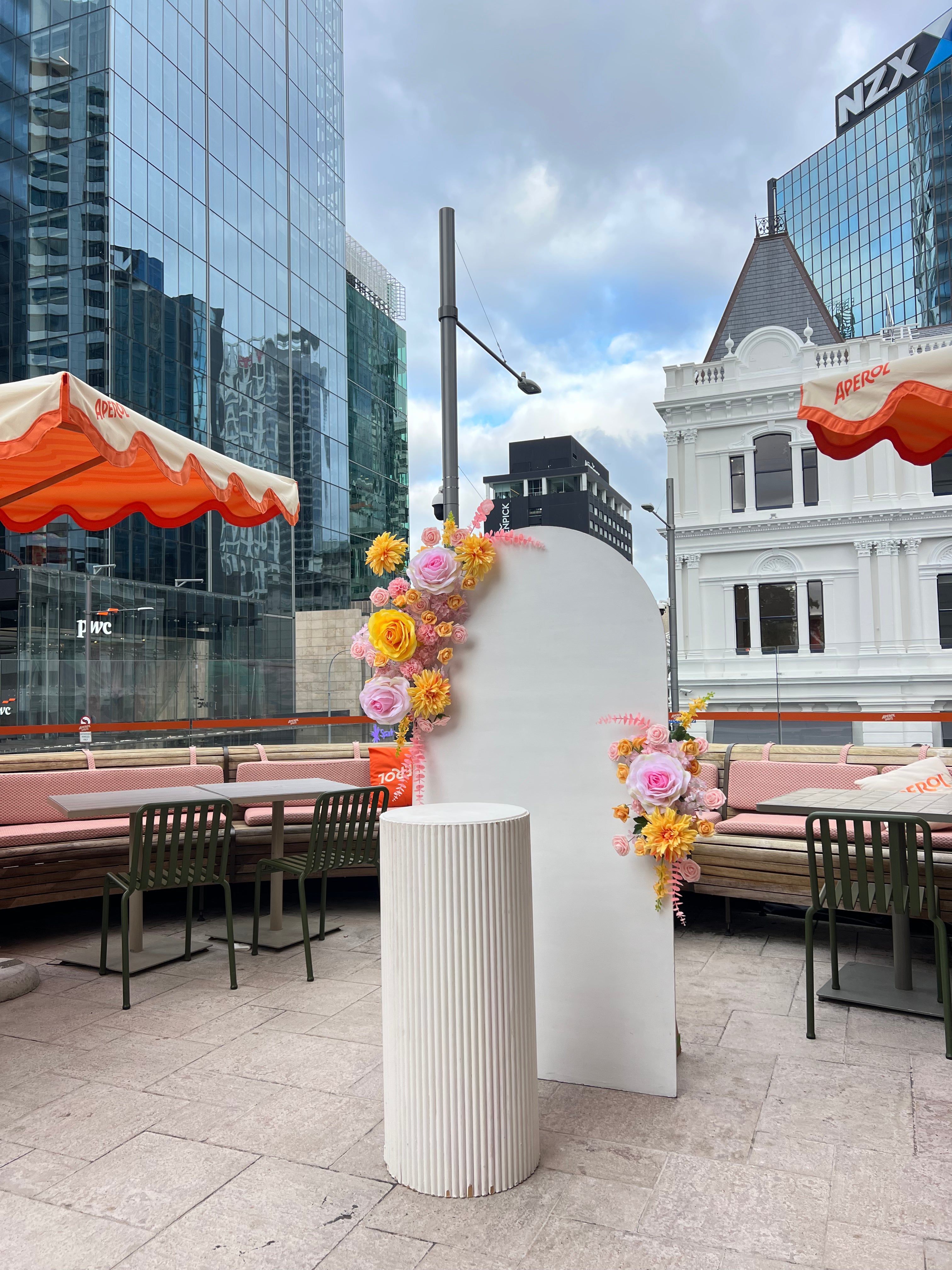 PINK & YELLOW FLORAL - BACKDROP PACKAGE